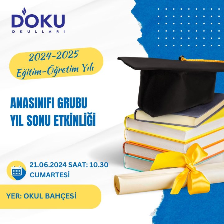 Anasınıfı Grupları Yıl Sonu Etkinlik ve Mezuniyet Töreni