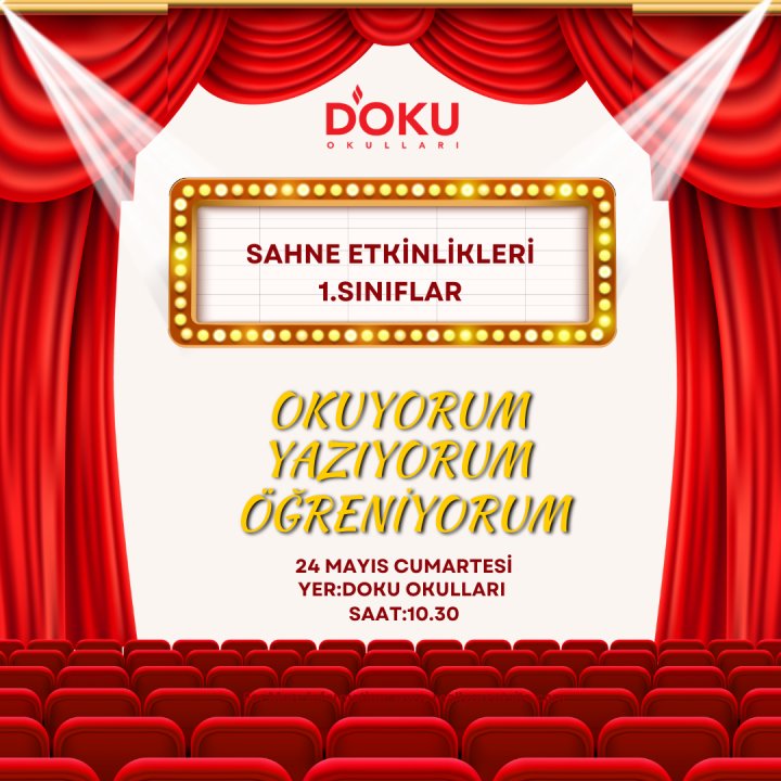 Sahne 1. Sınıfların...