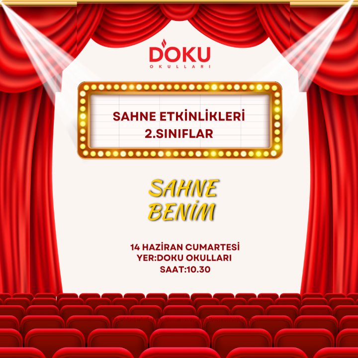 Sahne 2. Sınıfların...